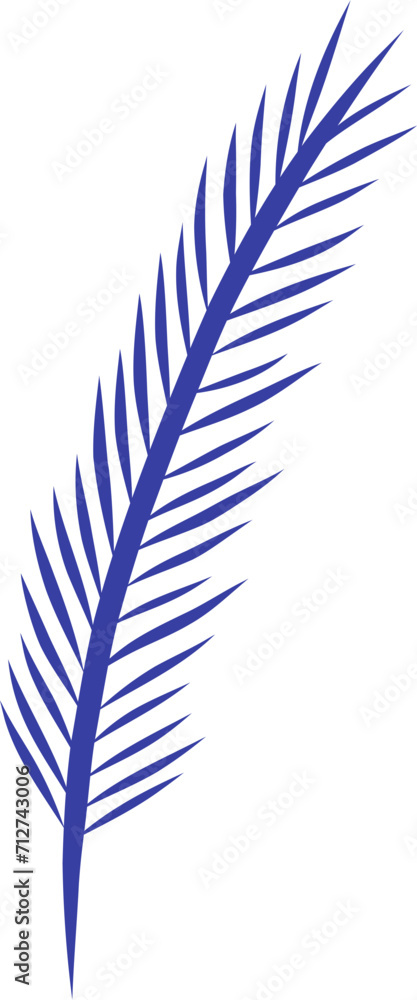 Fototapeta premium blue feather