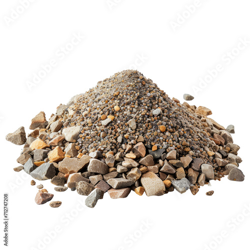  Pile of Gravel and Stones PNG Transparent Background