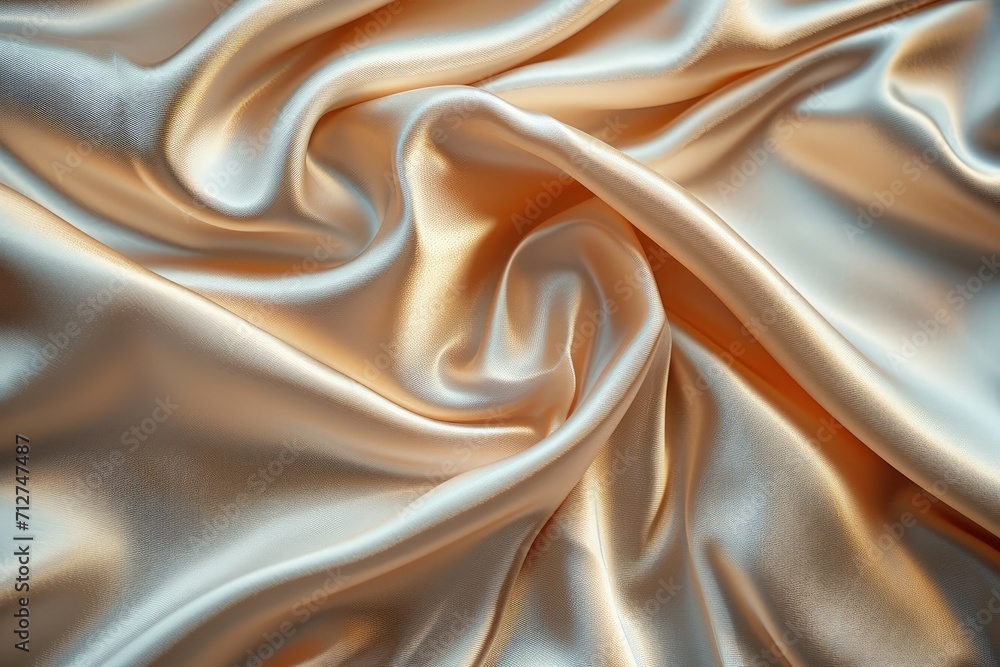 Close Up of Satin Fabric Close Up of Satin Fabric