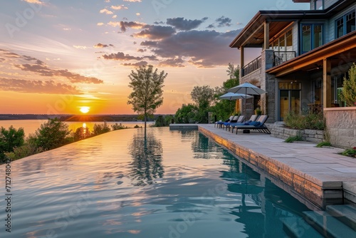 Spacious Swimming Pool and House