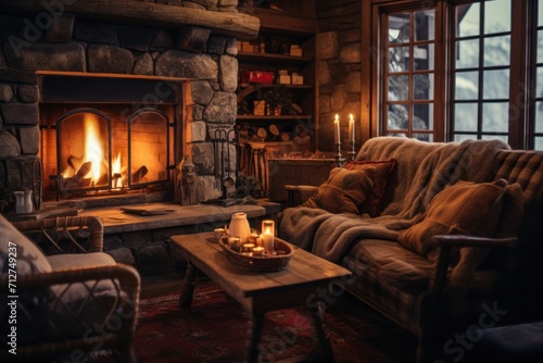 Cozy Fireside Chat
