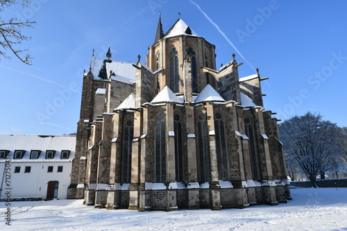 Der Altenberger Dom im Winter photo