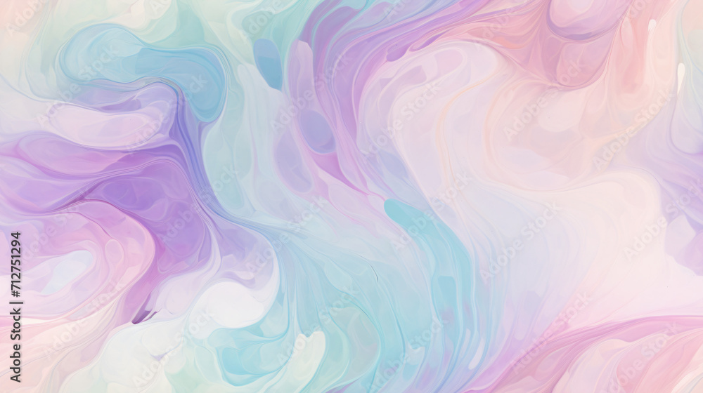 Whimsical Pastel Swirls Whimsical Pastel Swirls