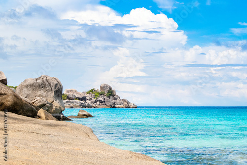 The rocky shore of the Similan Islands in Thailand © Myroslava