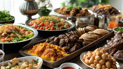 traditional food for Ramadan Kareem © megavectors