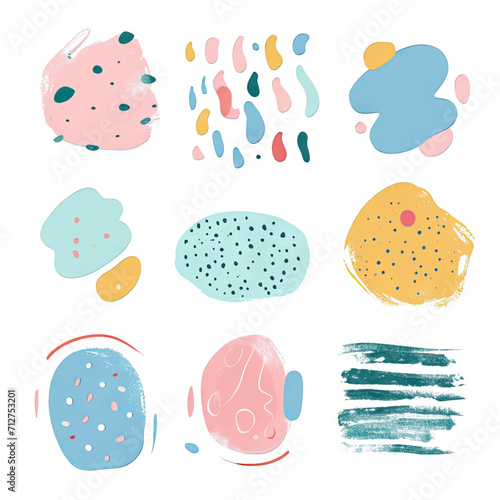 free vector set free hand doodle shape