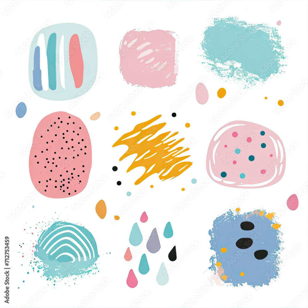 free vector set free hand doodle shape free vector set free hand doodle shape