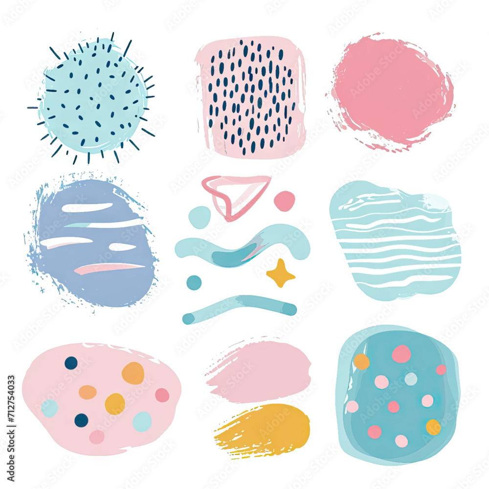 free vector set free hand doodle shape free vector set free hand doodle shape