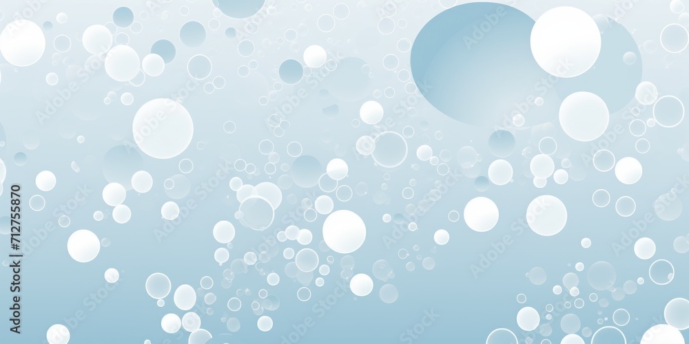 2D pattern white and light indigo bubble pattern simple lines