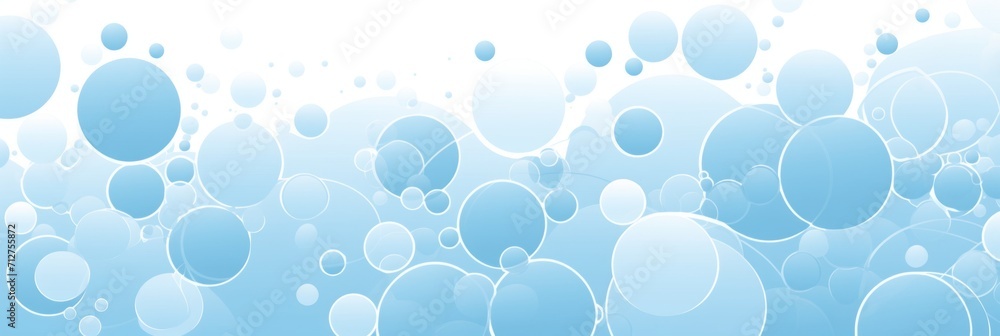 2D pattern white and light indigo bubble pattern simple lines