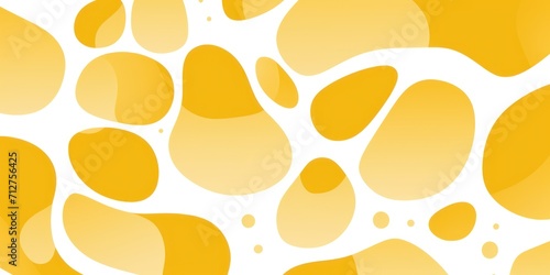 2D pattern white and light mustard bubble pattern simple lines