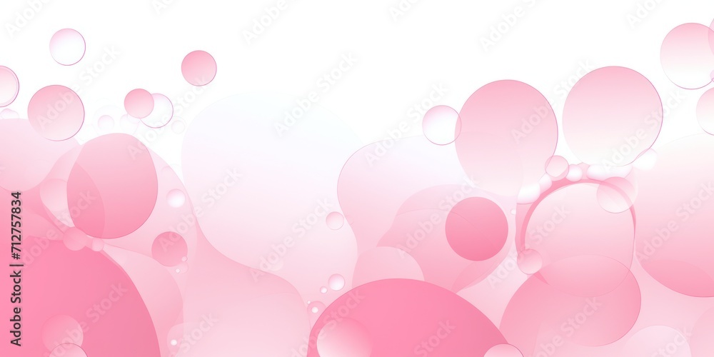 2D pattern white and light rose bubble pattern