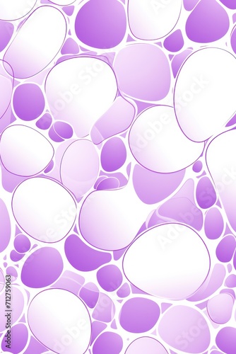 2D pattern white and light violet bubble pattern