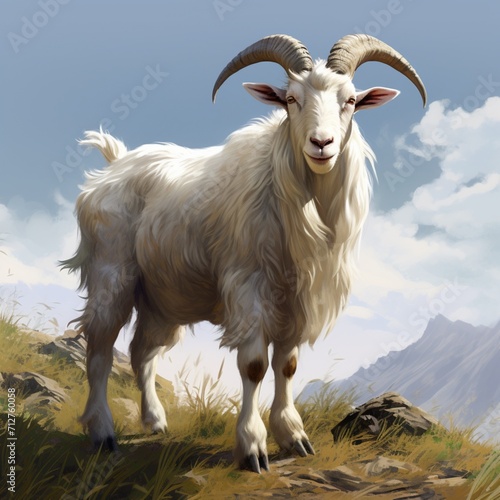 Best ever nice biggest goat image Generative AI