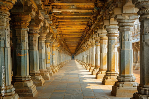 Corridor of 1000 pillars at Ramanathaswamy temple © Roman