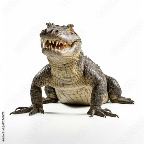 Crocodile isolated on white background