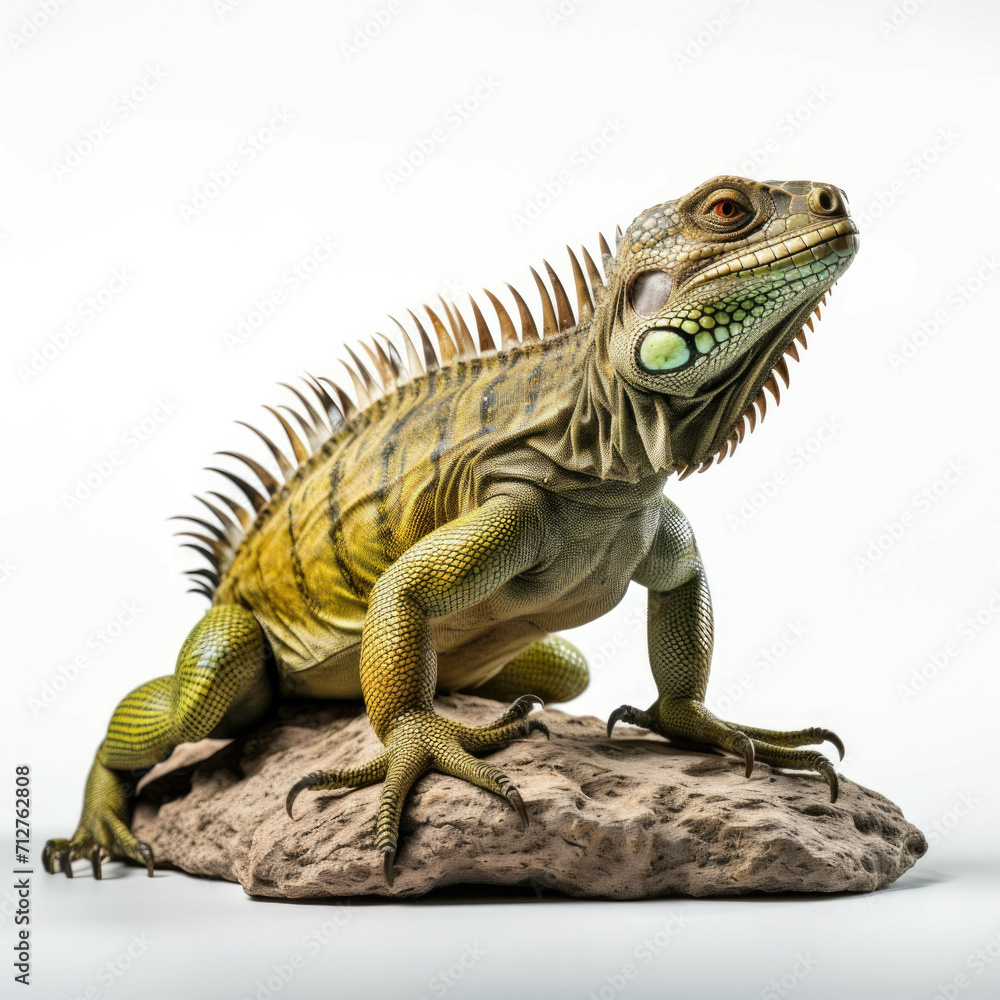 Fototapeta premium Iguana isolated on white background