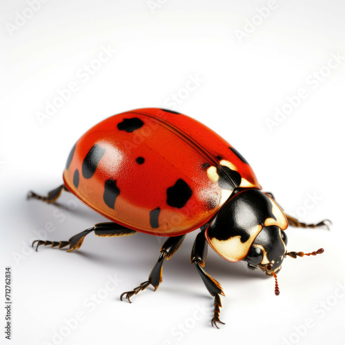 Ladybug isolated on white background © Michael Böhm
