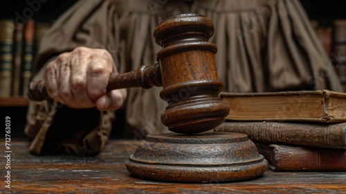 a wooden judge gavel