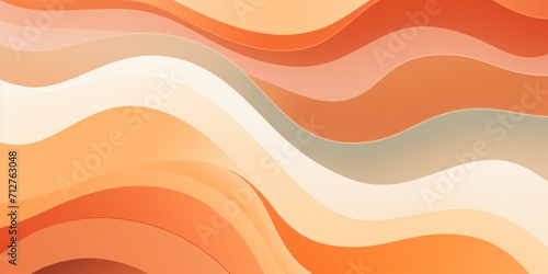 Apricot wavy 70s halftone pattern, batik, pastel