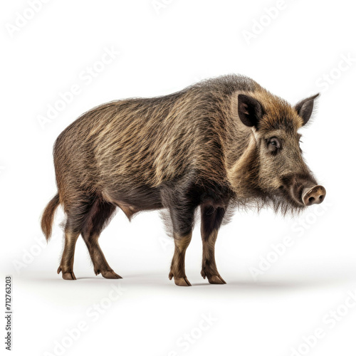 Boar isolated on white background