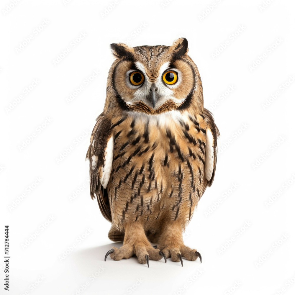 Owl isolated on white background Owl isolated on white background