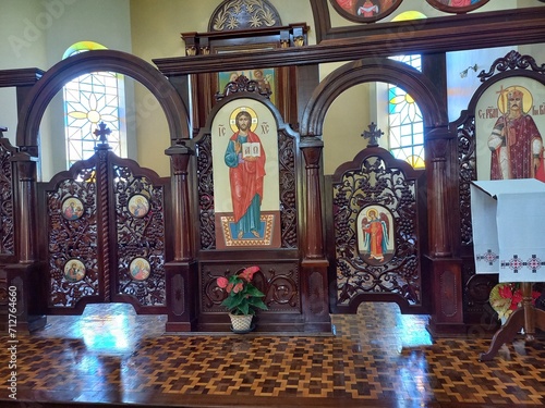 interior of the church