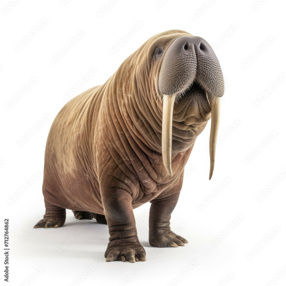 Walrus isolated on white background Walrus isolated on white background