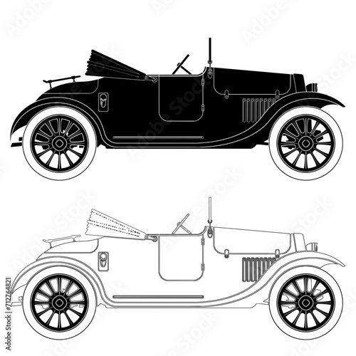 Tacot Cabriolet - Vieille voiture
