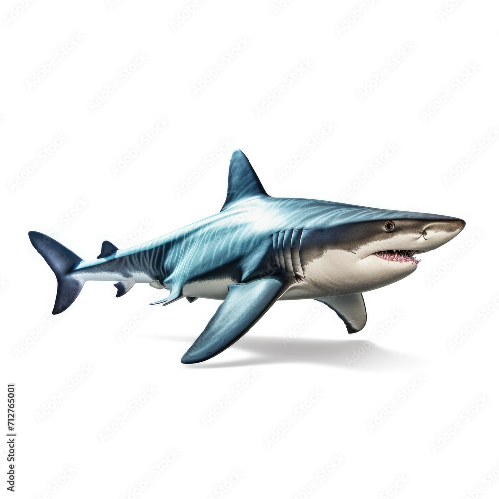 Fototapeta premium Shark isolated on white background