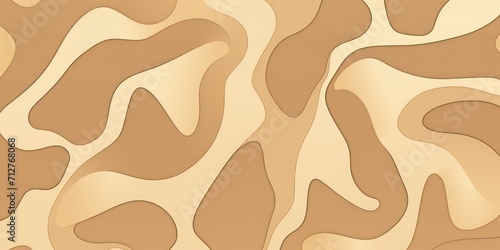Beige cartoon illustration of a pattern with one break in the pattern