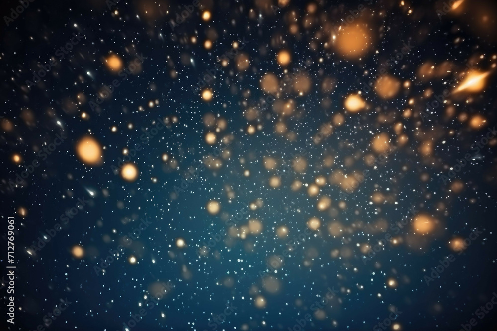 A long exposure shot of a star field, with the stars twinkling in the night sky A long exposure shot of a star field, with the stars twinkling in the night sky
