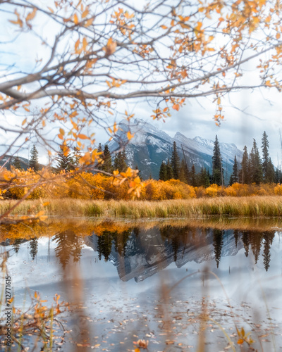 autumn mountain lake