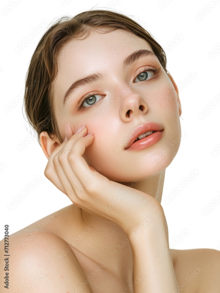 beauty female model in transparent background beauty female model in transparent background