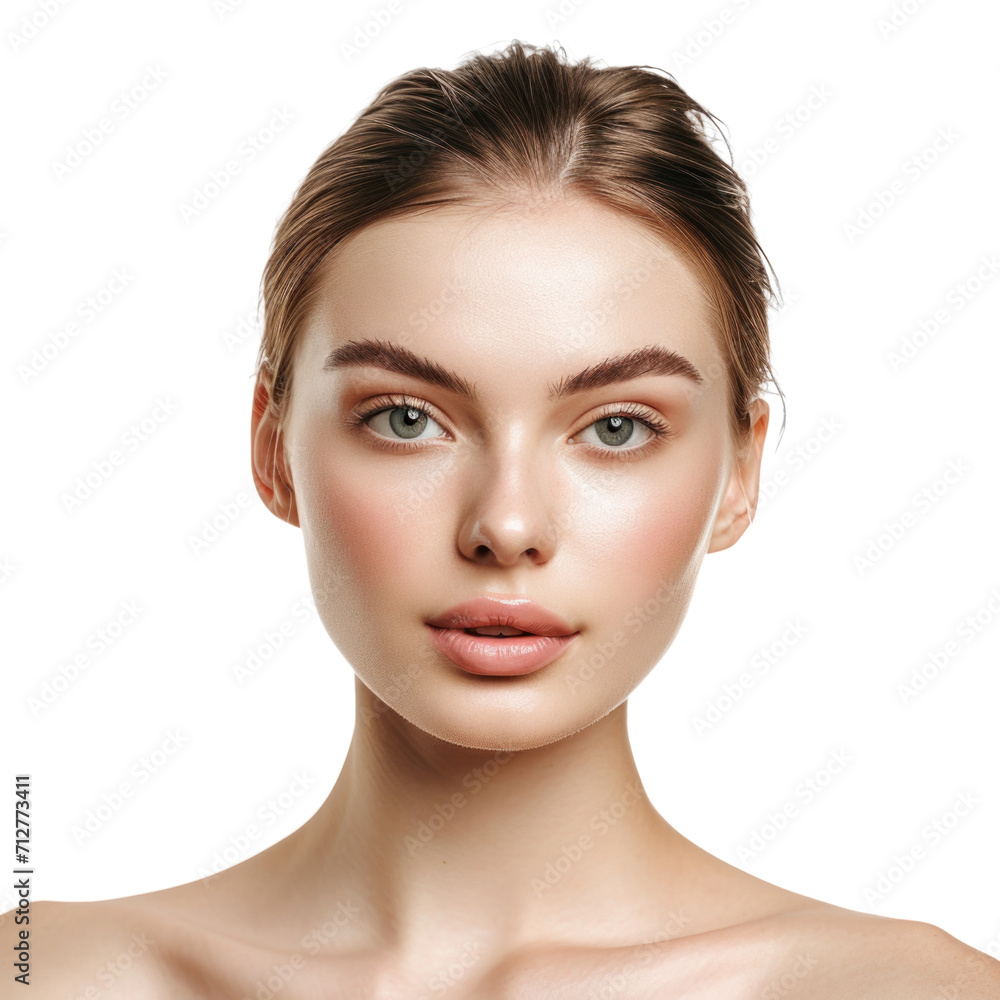 beauty female model in transparent background beauty female model in transparent background
