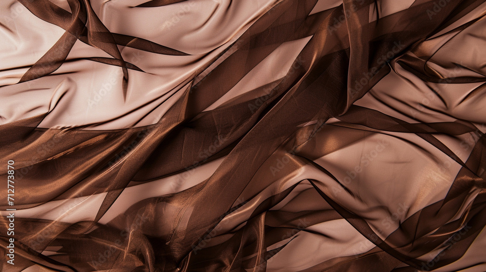 Obraz premium Colorful fabric backgrounds. Silk fabric texture luxurious background. Green and blue iridescent floaty fabric on black backgrounds. Trend colors and fabrics of 2024. The most preferred fabrics. 