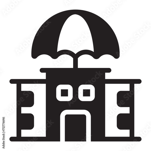 insurance glyph icon