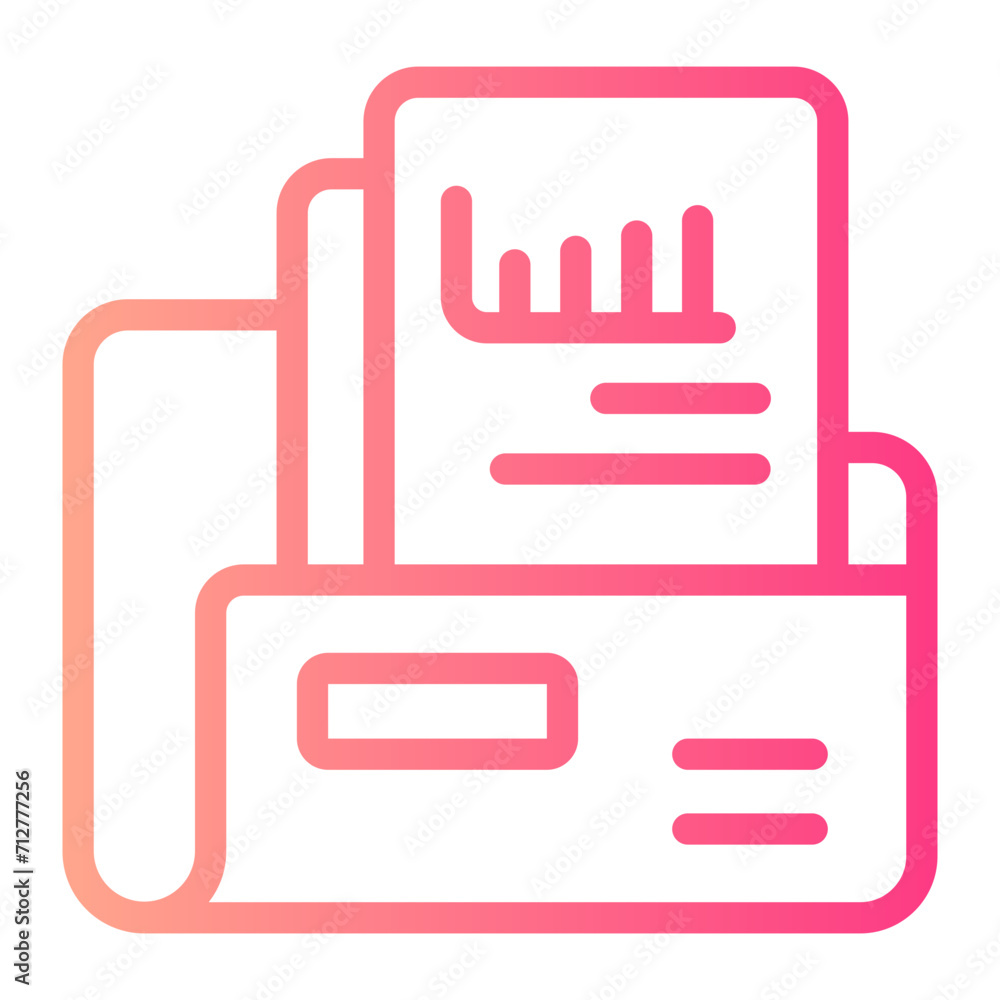 data report gradient icon