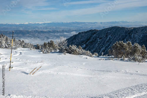 Winter view of Rila mountain near Musala peak, Bulgaria © Stoyan Haytov