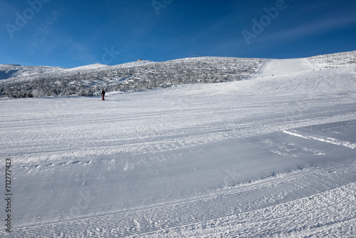 Winter view of Rila mountain near Musala peak, Bulgaria © Stoyan Haytov
