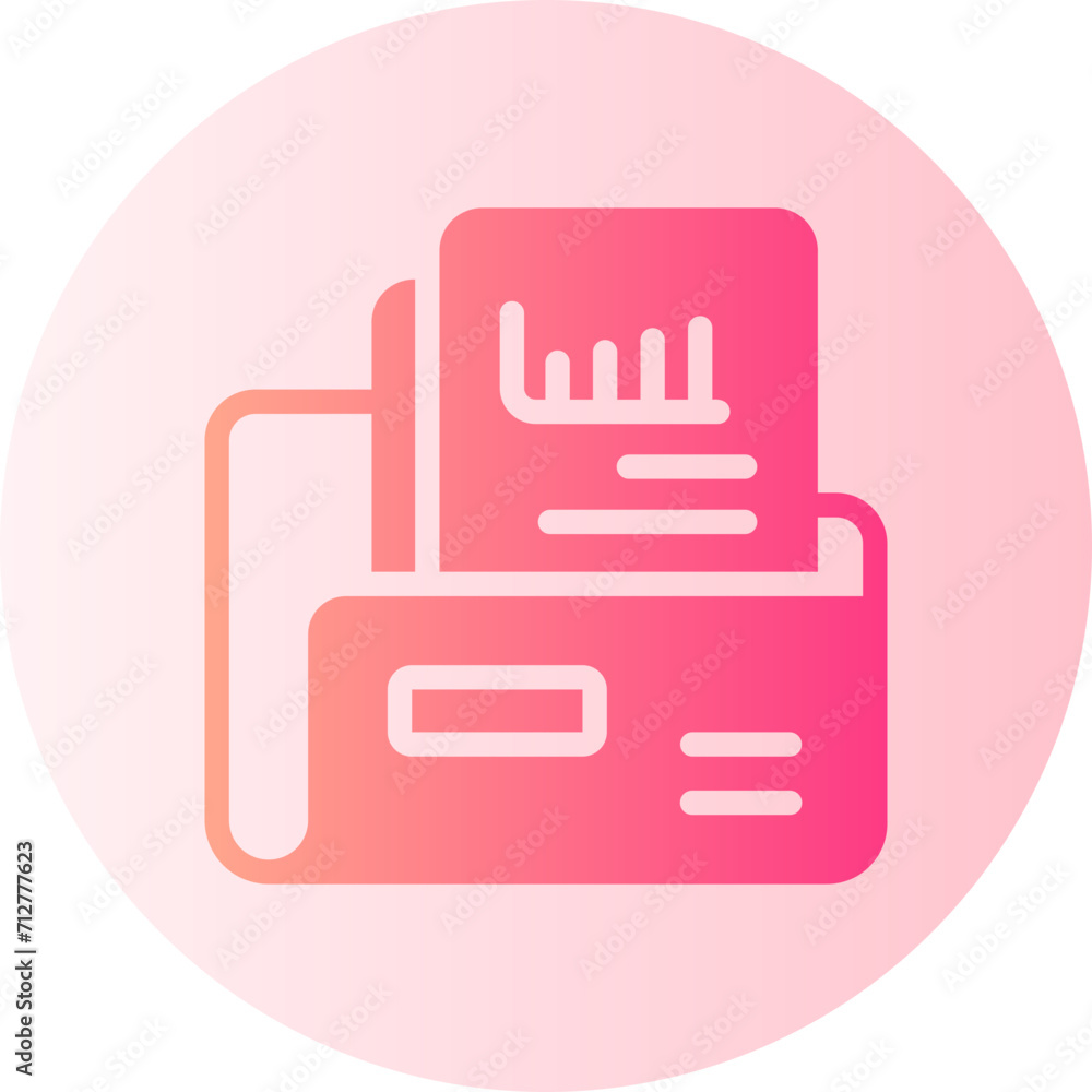 data report gradient icon data report gradient icon