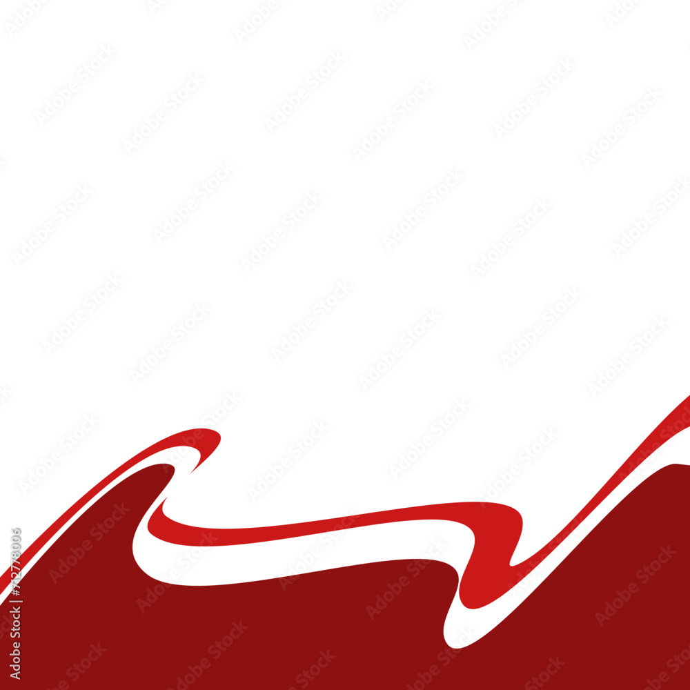 Indonesia Ribbon Flag Indonesia Ribbon Flag