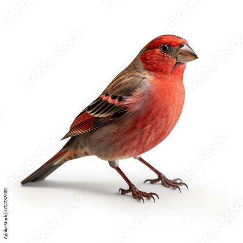 Finch isolated on white background © Michael Böhm