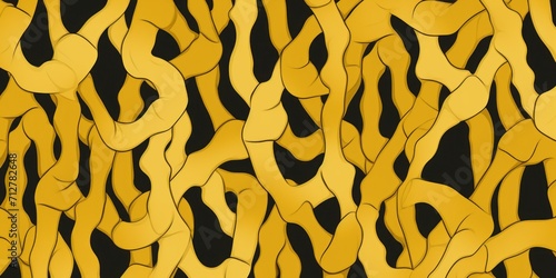 Mustard simple repeating interlocking figure
