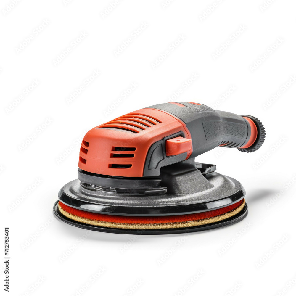 Orbital Sander from the hardware store, isolated on white background Orbital Sander from the hardware store, isolated on white background