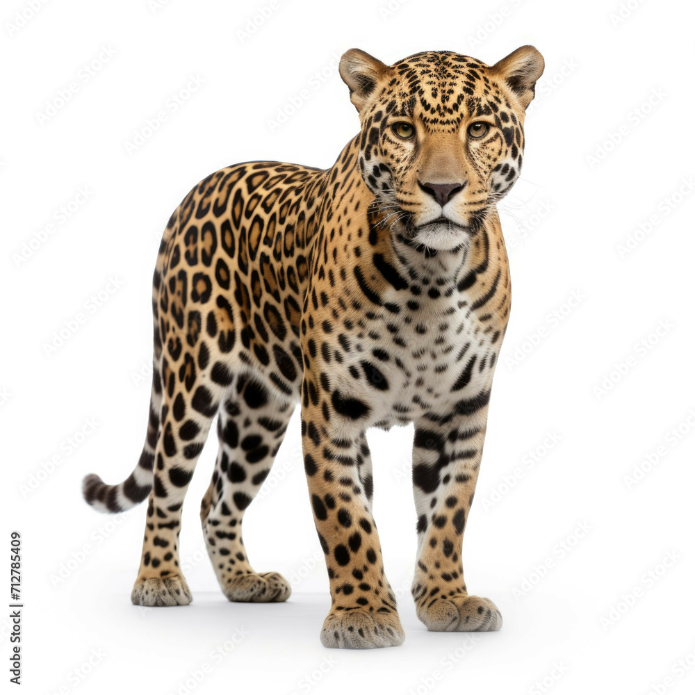 Jaguar isolated on white background Jaguar isolated on white background