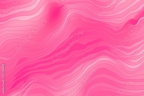 Pink simple lined geometric pattern representing contour lines of a map