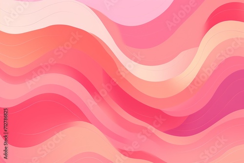 Pink wavy 70s halftone pattern, batik, pastel