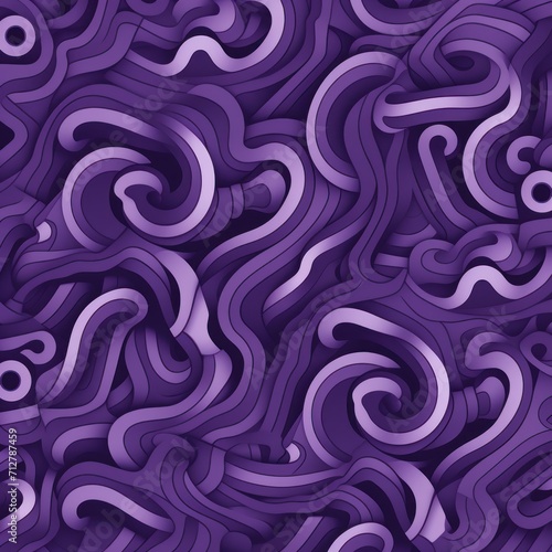 Purple simple repeating interlocking figure