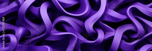 Purple simple repeating interlocking figure